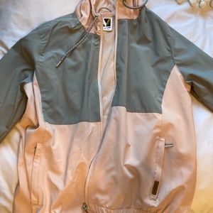 Light Pink and Gray all Weather Jacket